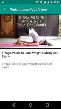 Weight Loss Yoga VIdeos screenshot 6