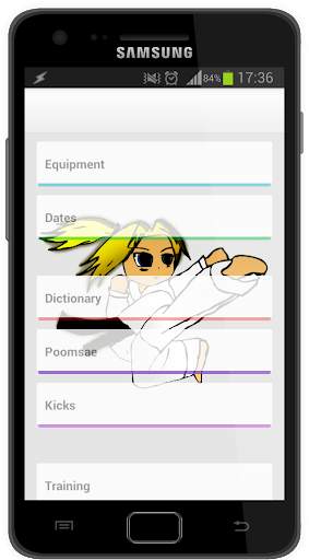 Taekwondo App 1 تصوير الشاشة