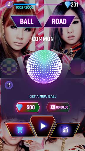 2 NE 1 Rush Infinity-Kpop EDM Game screenshot 4