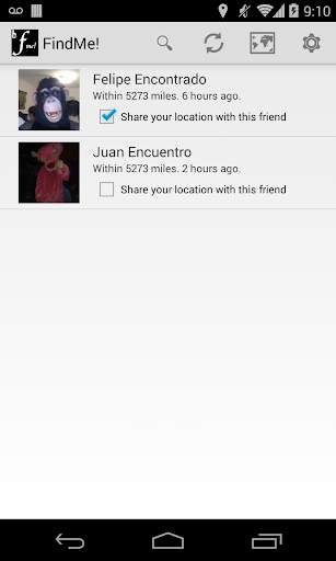 FindMe! Find my Friends! screenshot 1