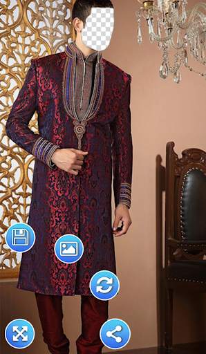 Men Sherwani Photo Frames screenshot 3