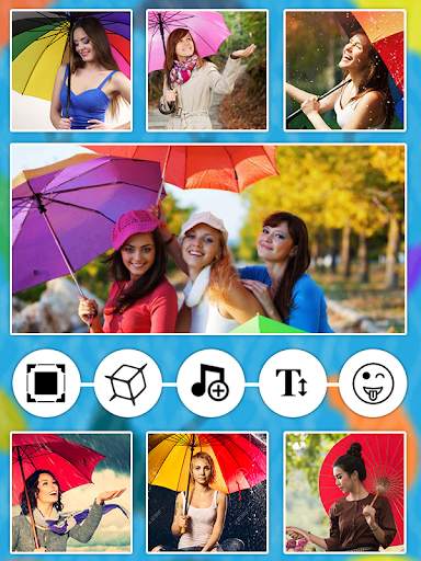 Rainy Photo Video Maker with Music screenshot 1