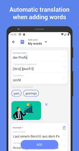Deutsch lernen mit Lernkarten screenshot 4