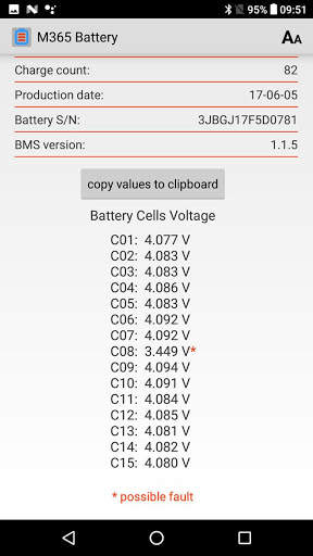 M365 Battery screenshot 3