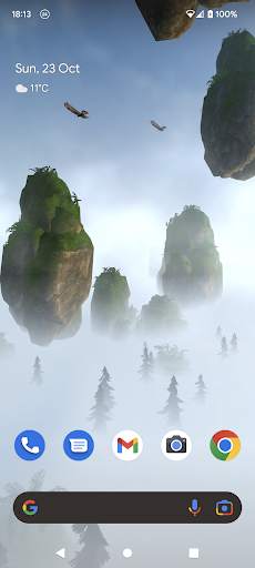 Floating Islands 3D Wallpaper screenshot 2