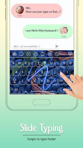 Sweet Blue Keyboard screenshot 4