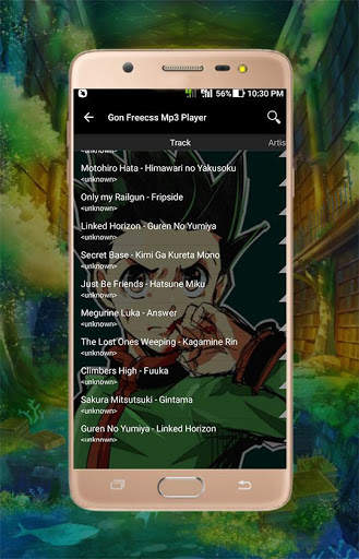 Gon Freecss Mp3 Player screenshot 2