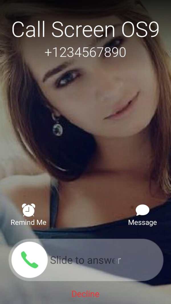 Call Screen Theme Slide скриншот 4