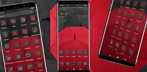 Red Umbrella Launcher Theme screenshot 5