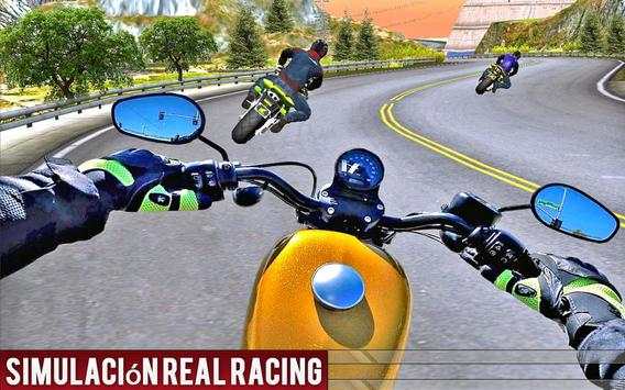 Moto bicicleta velocidad tráfico paseo juegos screenshot 1