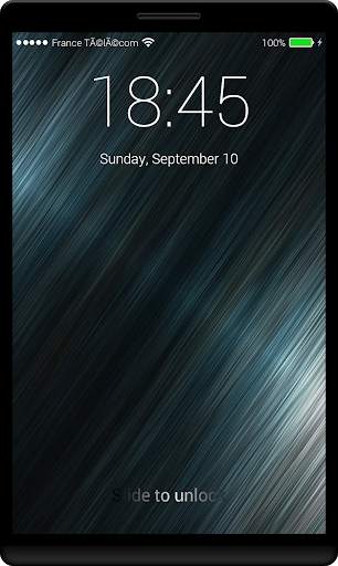OS10 Lock Screen : with Notifications screenshot 5
