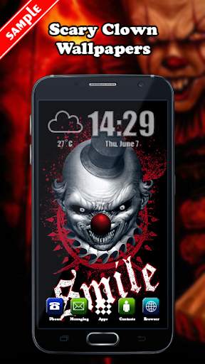 Scary Clown Wallpaper screenshot 1