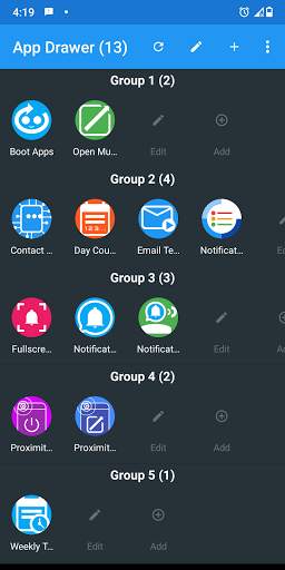 App Drawer 8 تصوير الشاشة