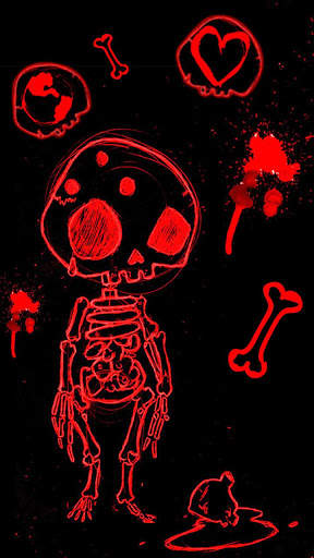 Matchstick, Skull Themes, Live Wallpaper screenshot 2