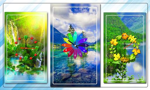 Nature Clock Live wallpaper screenshot 1