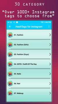 Top Tags for Instagram Likes : Likes for Instagram screenshot 3
