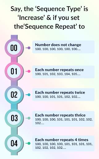 Auto Numbering Sequence Stamp 10 تصوير الشاشة