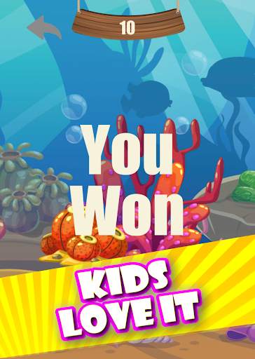 Memory game - Ocean fish screenshot 2