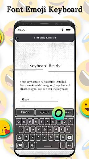 Emoji Font Keyboard-Fancy Keyb screenshot 3