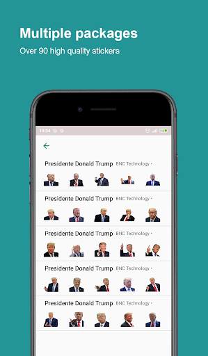 Donald Trump Stickers screenshot 1