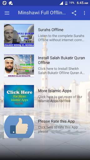 Minshawi Full Offline Quran Mp3 screenshot 3