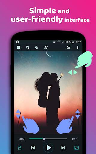 Night Video Player - voice amp screenshot 5