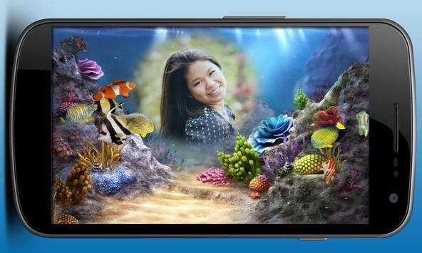 Underwater Life Photo Frame 2 تصوير الشاشة