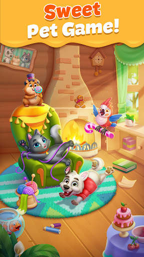 Pet Candy Puzzle-Match 3 games screenshot 22