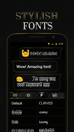 Blackdiamond Keyboard Theme screenshot 3
