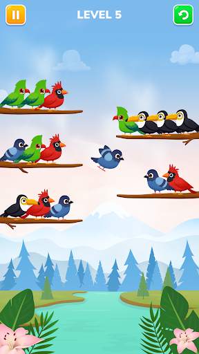 Bird Sort Color- Puzzle Master screenshot 4