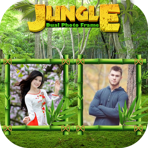 Jungle Dual Photo Frame أيقونة