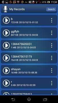 Recordroid screenshot 2
