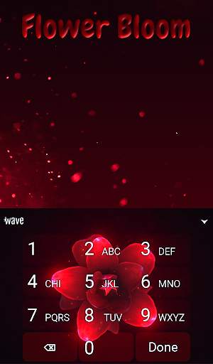 Flower Bloom Animated Keyboard   Live Wallpaper screenshot 5