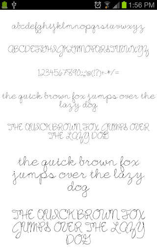 Fonts for Galaxy FlipFont Free скриншот 3
