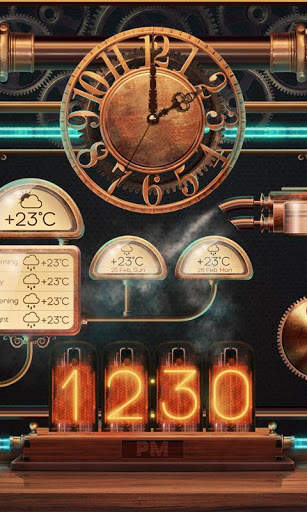 Mechanica clock live wallpaper screenshot 2