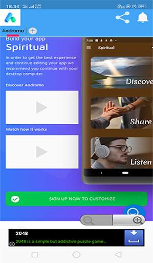 Andromo Free App Creator screenshot 3