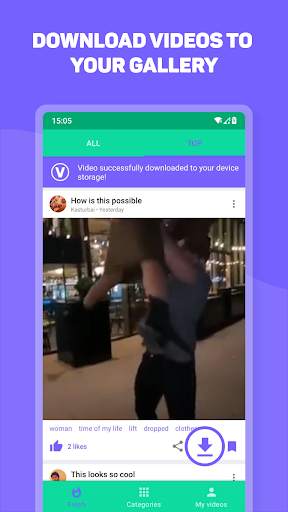 Virall: Watch and share videos screenshot 3