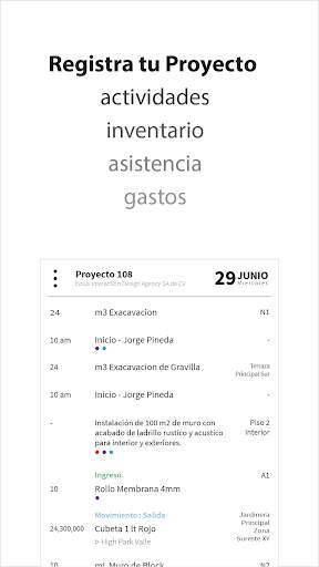 Bitacora.io - Actividades, Trabajo, Obra screenshot 1