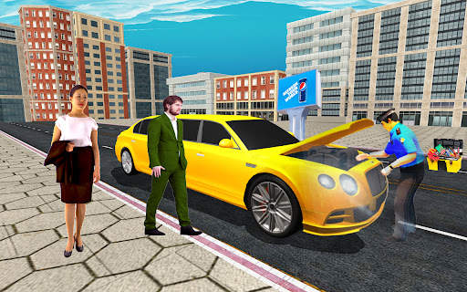Limo Taxi Driving Simulator :Limousine Car Games screenshot 3