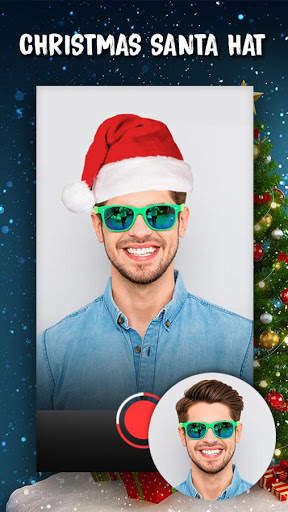 Christmas Santa Hat Face Maker 🎄 🎅 screenshot 3