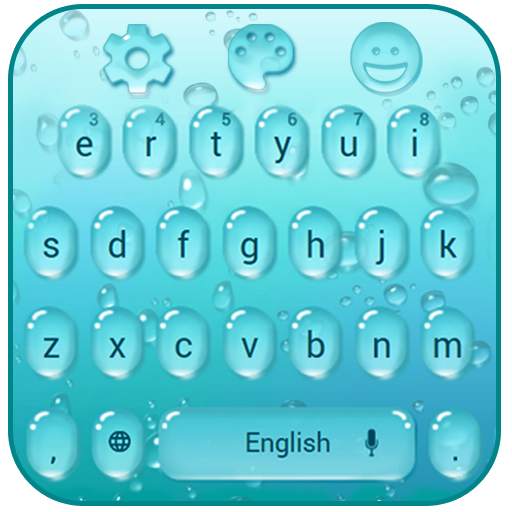blue drop keyboard theme 10001005