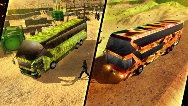 Offroad Army Coach Bus driver Hill Simulator 18 screenshot 5