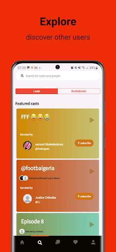 JustTalk - audio platfrom screenshot 3