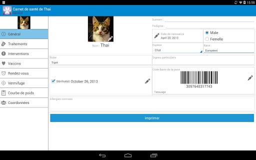 Carnet de Santé Vétérinaire screenshot 6