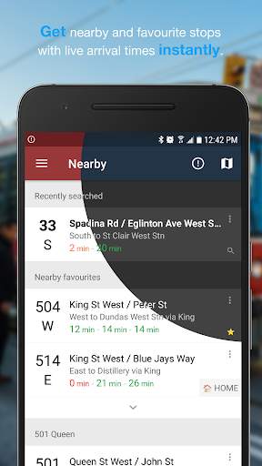 Transit Now - TTC Toronto, MBTA, AC Transit, SFMTA screenshot 1