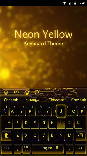 Luxury Golden Black keyboard screenshot 2