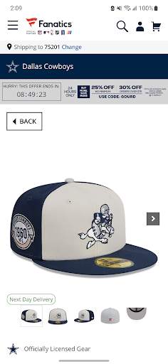 Fanatics: Shop & Earn screenshot 4