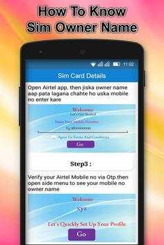 SIM Owner Information : Know Sim Owner Name screenshot 4