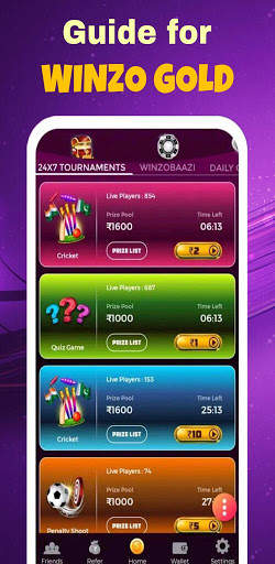 Tips for Winzo Games : Earn Money for Games Tips स्क्रीनशॉट 2