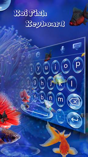 Koi Fish Keyboard Theme स्क्रीनशॉट 4